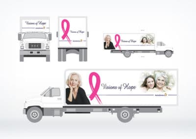 AstraZeneca Visions of Hope Truck Wrap