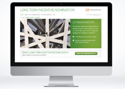 Thompson Reuters LTI Nomination Software Interface Design