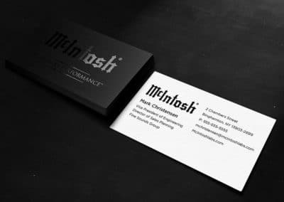 McIntosh Letterpress Business Card