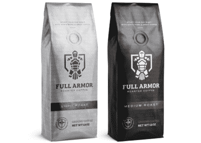 Full Armor Coffee Brand Identity Design & Packaging Design