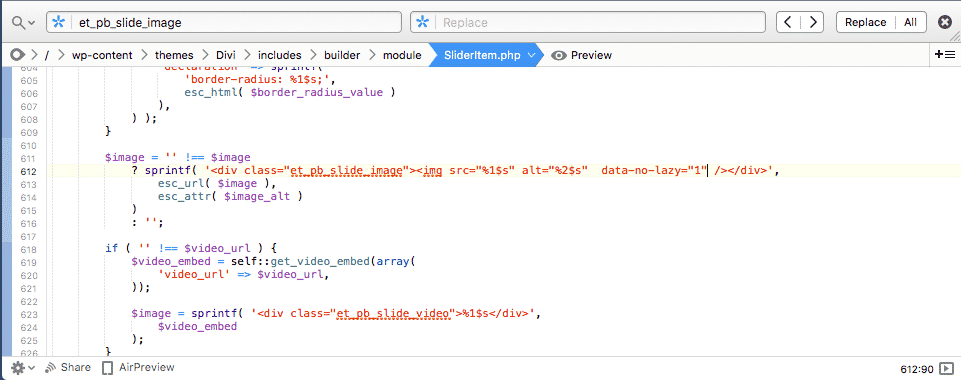 Divi WP Rocket Slider Fix for Lazy Load Images